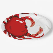 カニパーティー紙 ペーパープレート (アングル)