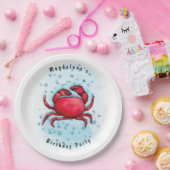 カニパーティー ペーパープレート (パーティー)