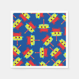 カニビーチ誕生会 スタンダードカクテルナプキン