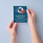 カニフェスティバルカニ料理店ファンドレイザー開店 チラシ (手)