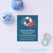 カニフェスティバルカニ料理店ファンドレイザー開店 チラシ (シングル)