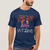 カニフェストシーフードパンこれが私のカニ食べだ Tシャツ (正面)