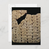 カニフォーム文字を使用したタブレット,ウルクから ポストカード (正面/裏面)