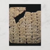 カニフォーム文字を使用したタブレット,ウルクから ポストカード (正面)