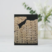 カニフォーム文字を使用したタブレット,ウルクから ポストカード (スタンド正面)