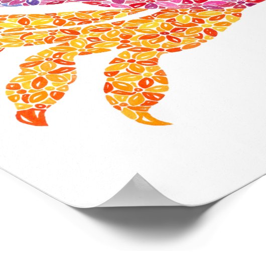 カニプリント ポスター (角)