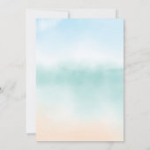 カニボイルシーフード婚約パーティ 招待状 (裏面)