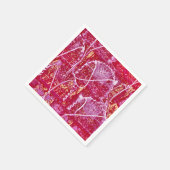 カニポット抽象芸術 スタンダードカクテルナプキン (角)