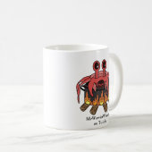 カニポット、MeWarriorWoman on Twitch コーヒーマグカップ (正面右)