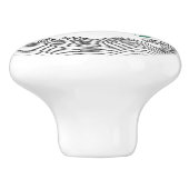 カニマンダラグリーン セラミックノブ (側面)