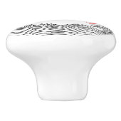 カニマンダラレッド セラミックノブ (側面)