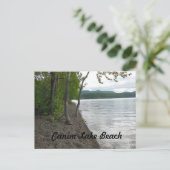 カニムレイクビーチはがき ポストカード (スタンド正面)