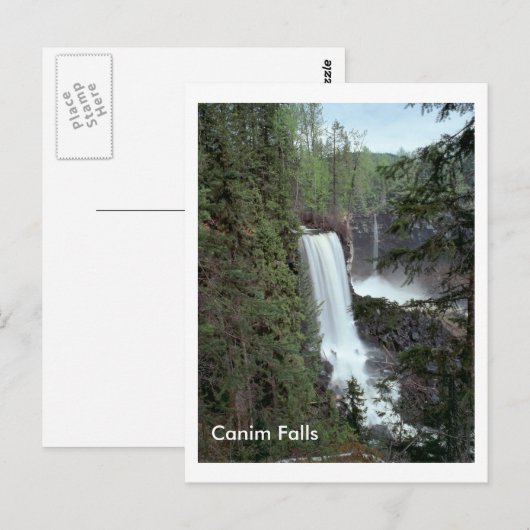 カニム滝 ポストカード (正面/裏面)