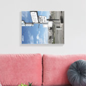 カニョンランズの道端 キャンバスプリント (インサイチュ (リビング))