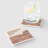 カニョンランズナショナルパークユタミニマルランドスケープ ストーンコースター (横)