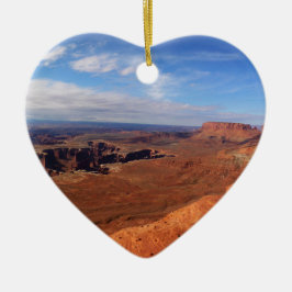 カニョンランズ国立公園の白いリムの大望 セラミックオーナメント