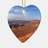 カニョンランズ国立公園の白いリムの大望 セラミックオーナメント (左)
