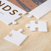 カニヨンランズナショナルパークモアブトラベルアートヴィンテージ ジグソーパズル (側面)