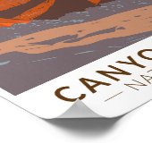 カニヨンランズナショナルパークモアブトラベルアートヴィンテージ ポスター (角)