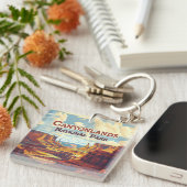 カニヨンランズナショナルパークユタモアブレトロ キーホルダー (正面右)