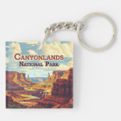 カニヨンランズナショナルパークユタモアブレトロ キーホルダー (裏面)