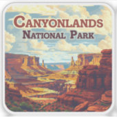 カニヨンランズナショナルパークユタモアブレトロ シール (正面)