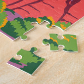 カニヨンランズナショナルパークユタヴィンテージ ジグソーパズル (側面)