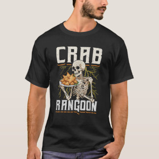 カニラングーンスケルトンおもしろいフードコスメ中国のント Tシャツ