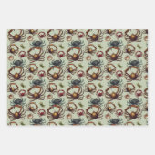 カニロブスタースナッパーフィッシュシーライフ ラッピングペーパーシート (正面)