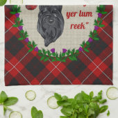 カニンガムスコットランド犬のキッチンタオル キッチンタオル (折り畳み)