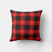 カニンガムタータンチェックレッドブラックプレイド クッション (裏面)