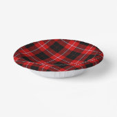 カニンガムタータンチェックレッドブラックプレイド ペーパーボウル (傾斜あり)