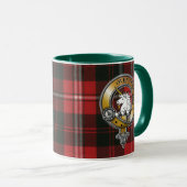 カニンガムタータンチェック&バッジ マグカップ (正面右)