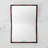 カニンガム一族 スコットランドの家 折りたたみ式グリーティングカード カード (内部)