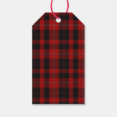 カニンガム氏プレイドクリスマスギフトタグ ギフトタグ (裏面)