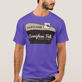 カニンガム秋州パークメリーランドウェルカムサイン Tシャツ