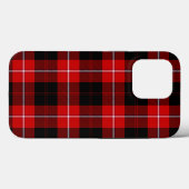 カニンガム タータン 赤 黒 プリント Case-Mate iPhoneケース (裏面 (横))