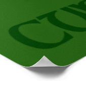 カニンハムクランモットープリント ポスター (角)