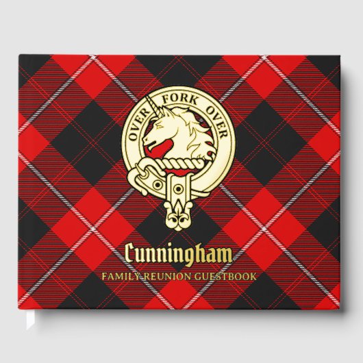 カニンハムファミリー懇親会ゲストブック ゲストブック (正面)