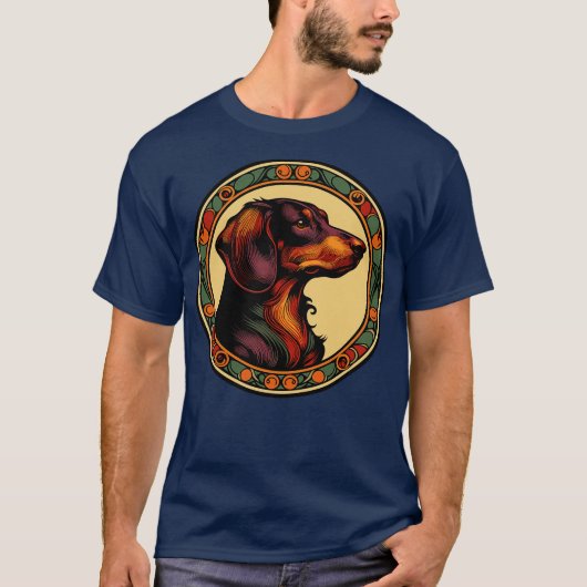 カニンヘンダックスフンド好きな人へのギフト Tシャツ (正面)