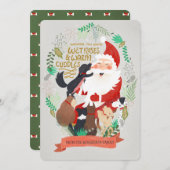 カニークリスマスホリデーカード シーズンカード (正面/裏面)