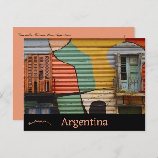 カニートブエノスアイレスアルゼンチン ポストカード (正面/裏面)