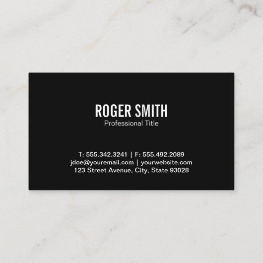 カニーン | 犬訓練 | 塗り潰し背景 名刺 (裏面)