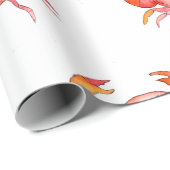 カニ予測できな包み紙 ラッピングペーパー (ロールコーナー)