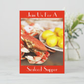 カニ及びレモン招待状 招待状 (スタンド正面)