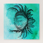 カニ図解入りの、写真付きのジグソーパズル ジグソーパズル (縦)