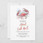 カニ夏シーフードファミリーパーティー 招待状 (正面)