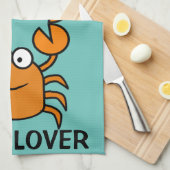 カニ好き キッチンタオル (四つ折り)