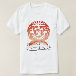 カニ寿司猫 Tシャツ