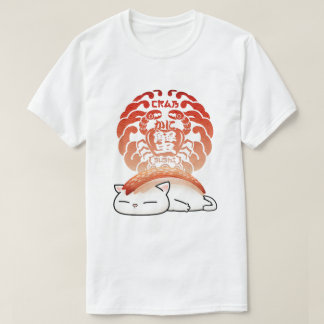 カニ寿司猫 Tシャツ